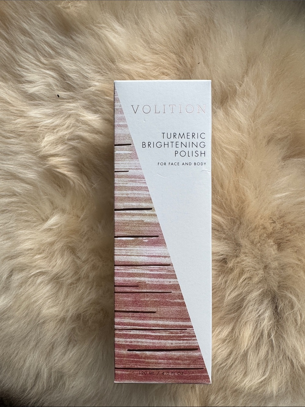 Volition Turmeric Brightening Polish Face & Body 4 oz New In Box